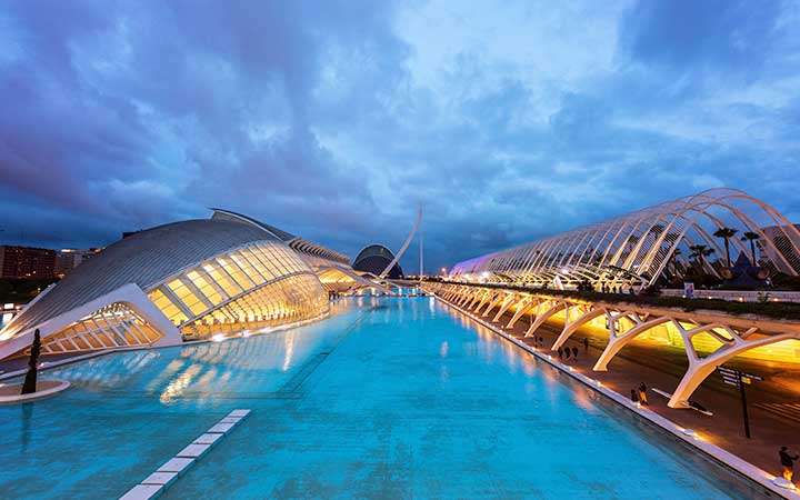 Valencia Città delle Arti e delle Scienze - Itinerario Tour Barcellona, Valencia, Madrid Perusia Viaggi