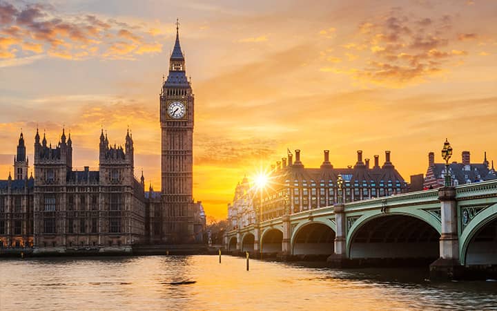 Il Big Ben, uno tra i monumenti più rappresentativi di Londra - Tour Inghilterra del sud e Cornovaglia 8 giorni