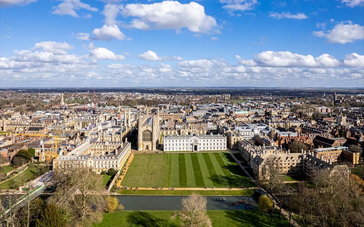 Università di Cambridge la seconda università del Regno Unito - Gran Tour Inghilterra e Galles 9 giorni volo incluso